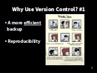 Why Use Version Control? #1