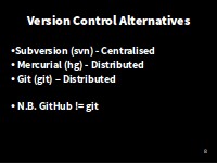Version Control Alternatives