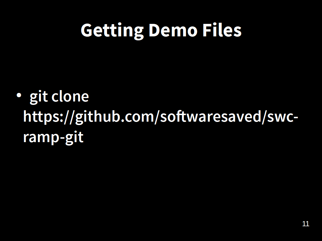 Downloading Demo Files