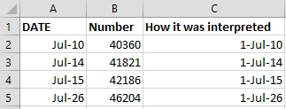 So, so ambiguous, it is even confusing Excel